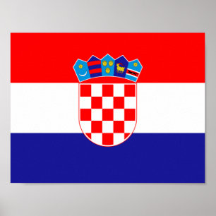 Flag of Croatia Poster