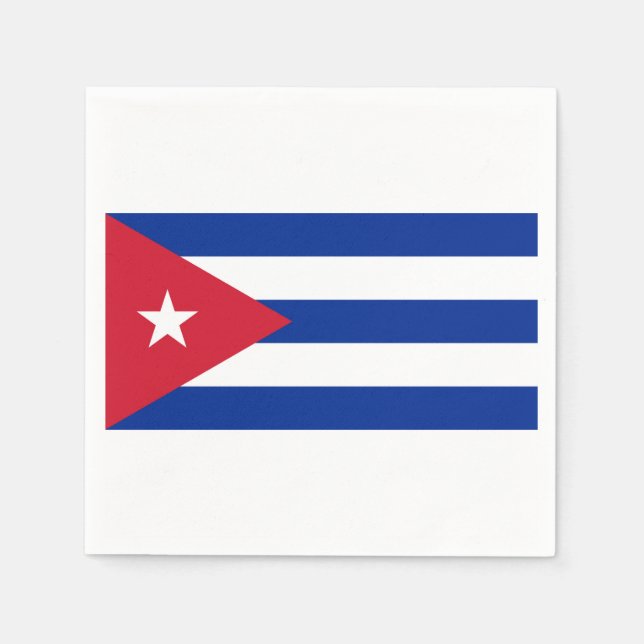 Flag of Cuba Napkin (Front)