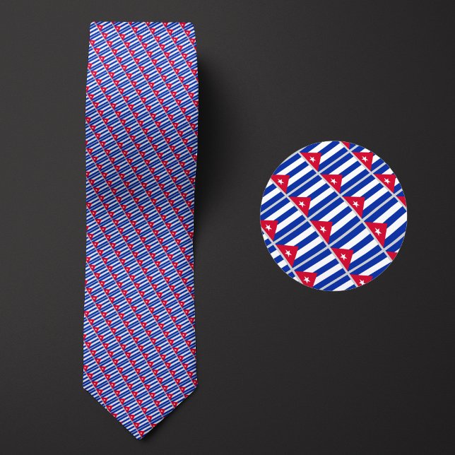 Flag of Cuba Pattern Tie (Creator Uploaded)