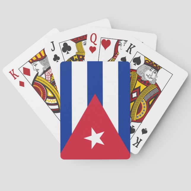 Flag of Cuba Playing Cards (Back)