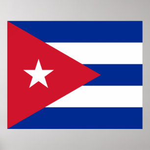 Flag of Cuba Poster