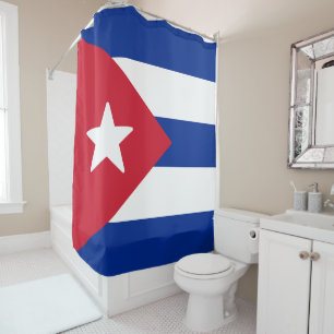 Flag of Cuba Shower Curtain