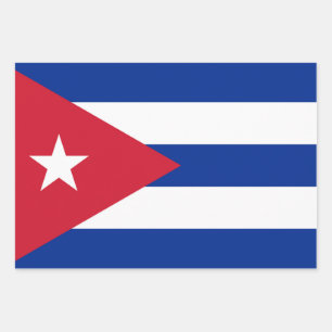 Flag of Cuba Wrapping Paper Sheet