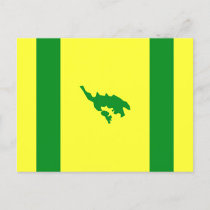 Flag of Culebra, Puerto Rico Postcard