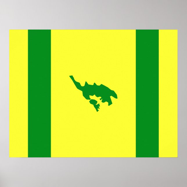 Flag of Culebra, Puerto Rico Poster (Front)