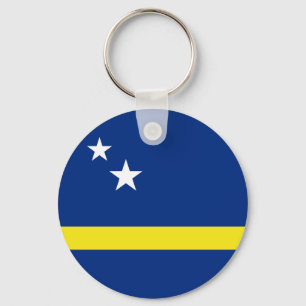 Flag of Curacao Key Ring