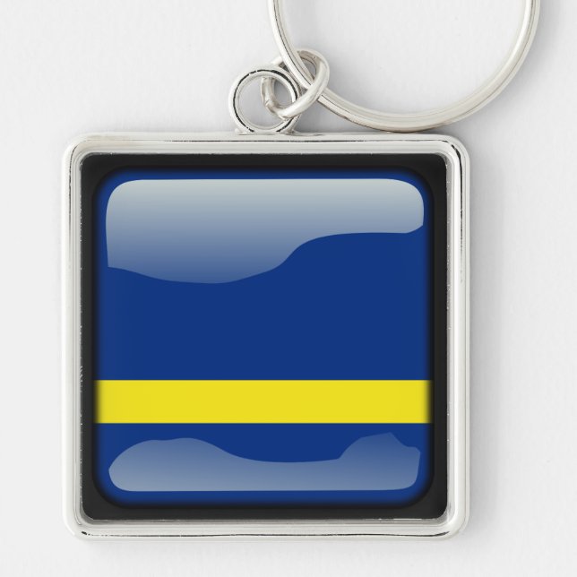 Flag of Curacao Key Ring (Front)