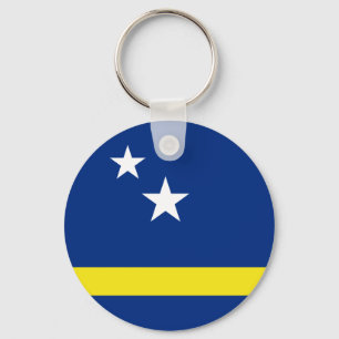 Flag of Curaçao Key Ring