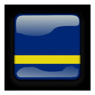Flag of Curacao Poster