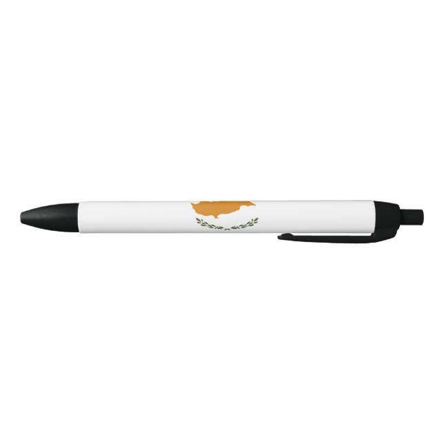Flag of Cyprus (Greek Cypriot) Black Ink Pen (Bottom)