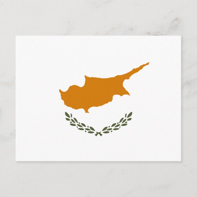 Flag of Cyprus (Greek Cypriot) Postcard (Front)
