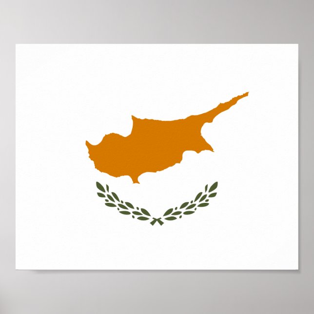 Flag of Cyprus (Greek Cypriot) Poster (Front)