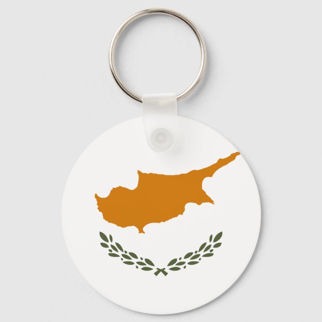 Flag of Cyprus Key Ring (Front)