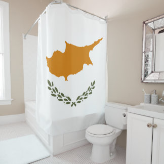 Flag of Cyprus Shower Curtain