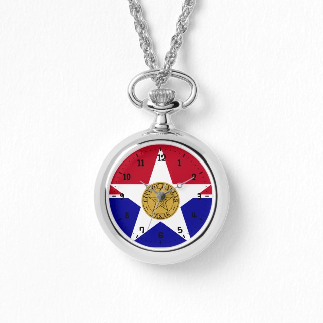 Flag of Dallas, Texas Watch (Front)