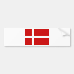 Flag of Denmark Bumper Sticker