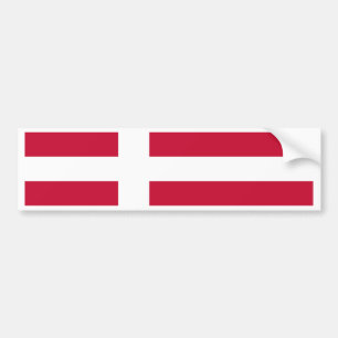 Flag of Denmark Bumper Sticker