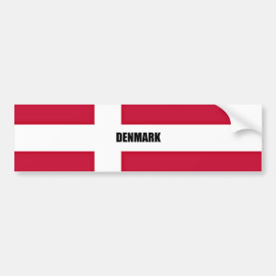 Flag of Denmark Bumper Sticker