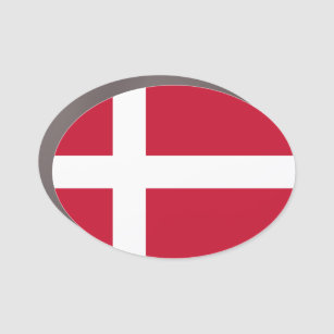 Flag of Denmark Car Magnet