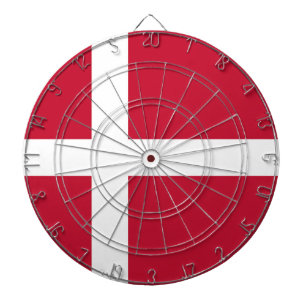 Flag of Denmark Dartboard