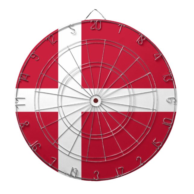 Flag of Denmark Dartboard (Front)