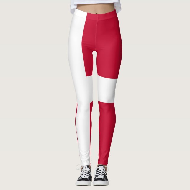 Flag of Denmark Leggings (Front)