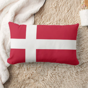 Flag of Denmark Lumbar Cushion