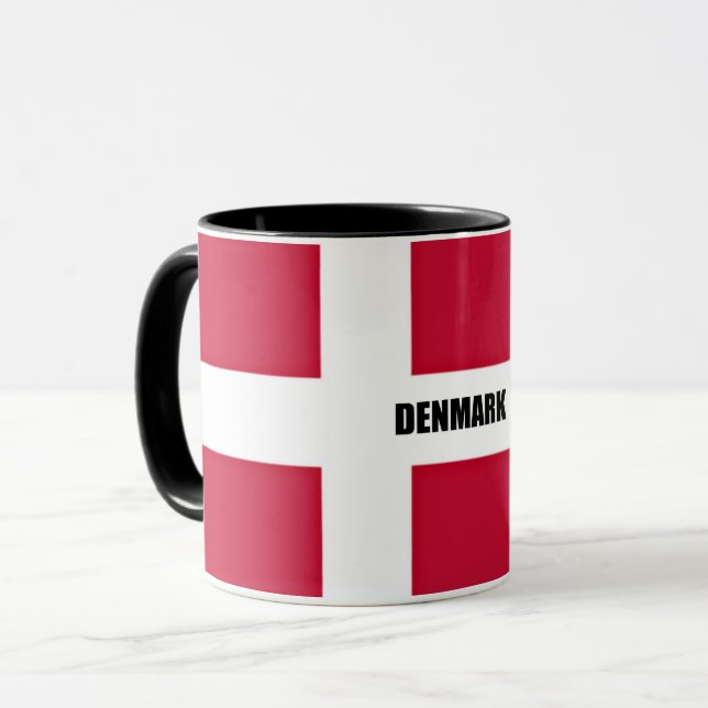 Flag of Denmark Magic Mug (Front Left)