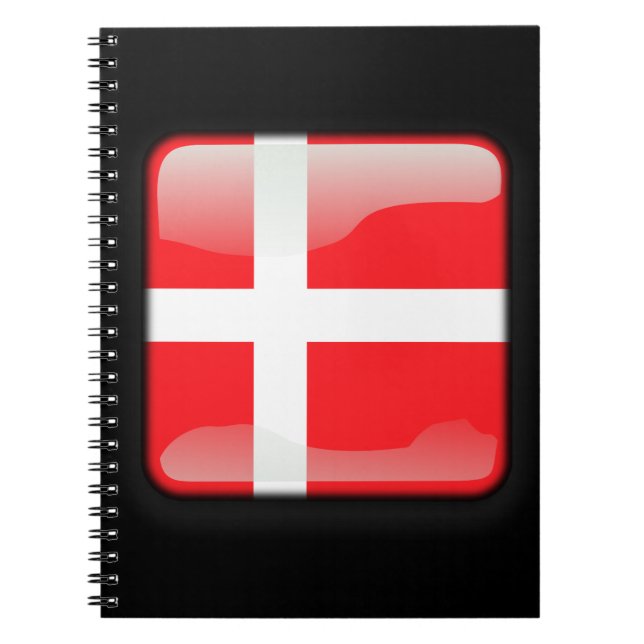 Flag of Denmark Notebook (Front)
