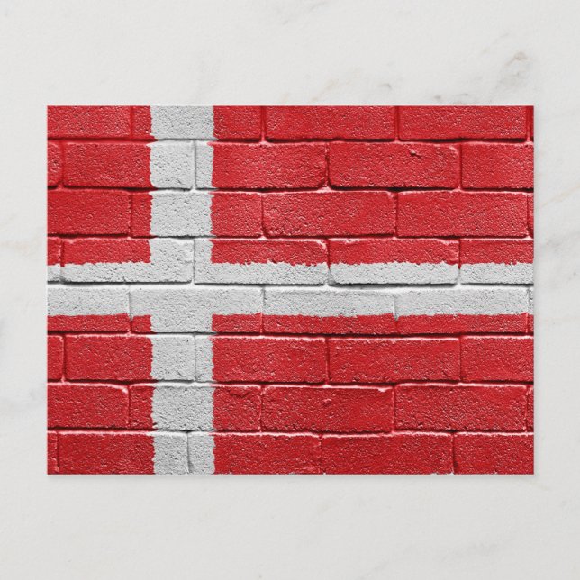 Flag of Denmark Postcard (Front)