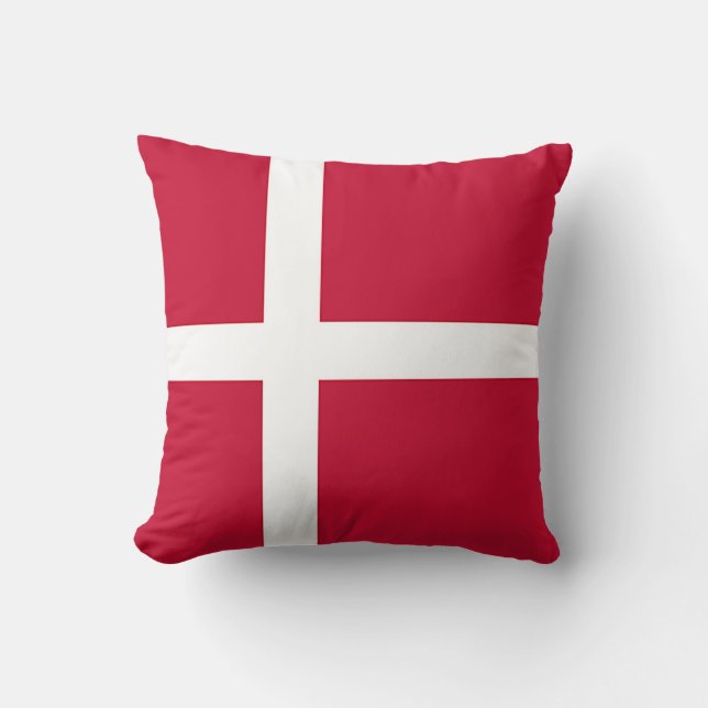 Flag of Denmark - Scandinavian cross Cushion (Front)