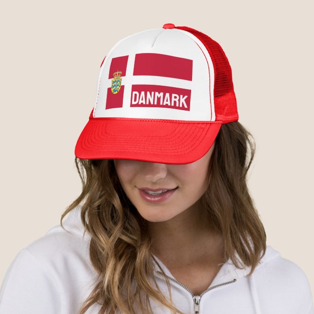 Flag of Denmark Trucker Hat (In Situ)