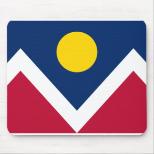 Flag of Denver, Colorado Mouse Pad