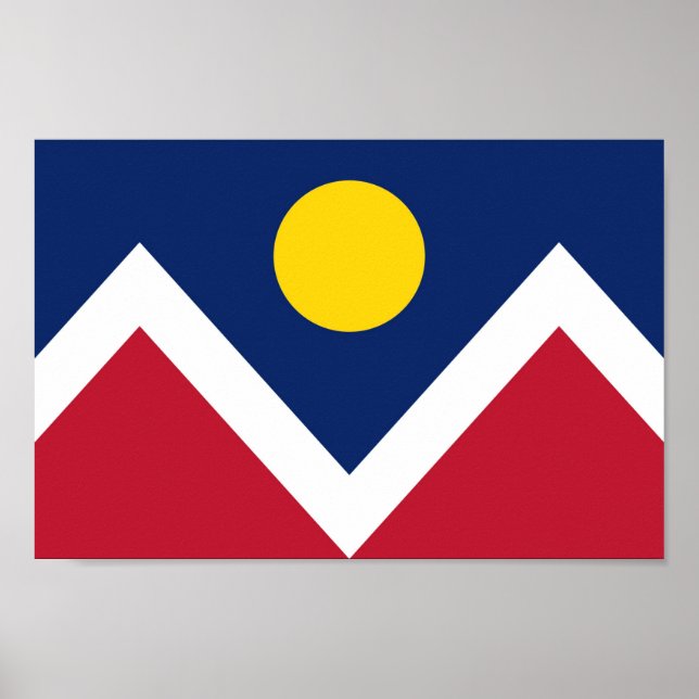 Flag of Denver, Colorado Poster (Front)