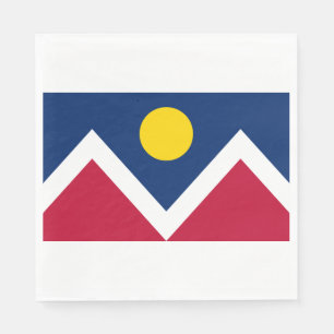Flag of Denver (Colorado, USA) Napkin