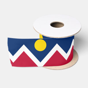 Flag of Denver (Colorado, USA) Satin Ribbon
