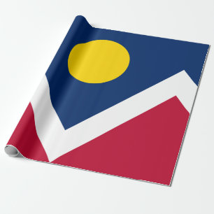 Flag of Denver, Colorado, USA Wrapping Paper