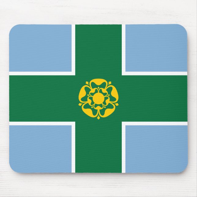 Flag of Derbyshire Mouse Pad (Front)