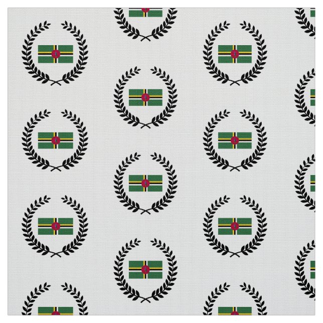 Flag of Dominica Fabric (Swatch)