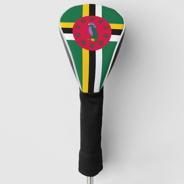 Flag of Dominica Golf Head Cover (Front)