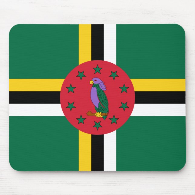 Flag of Dominica Mouse Pad (Front)