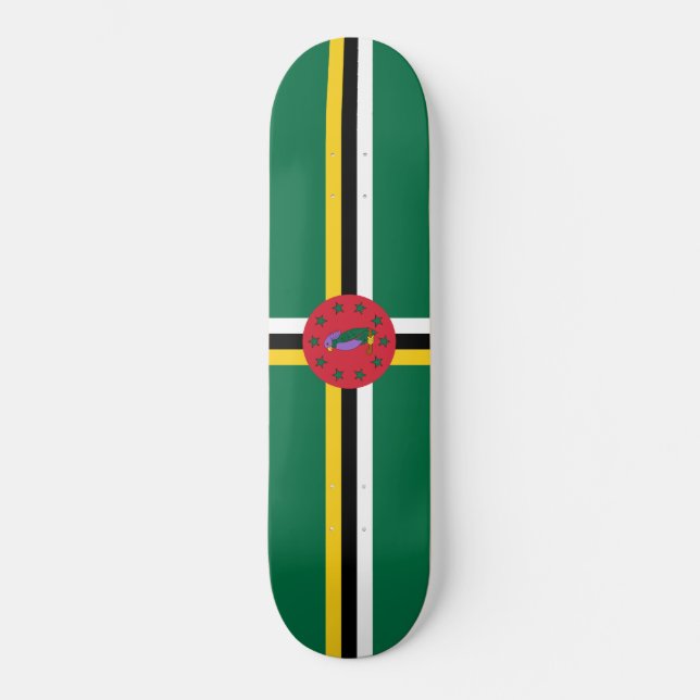 Flag of Dominica Skateboard (Front)