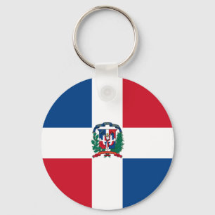 Flag of Dominican Republic Key Ring