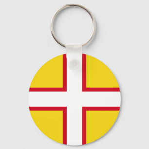 Flag of Dorset Key Ring