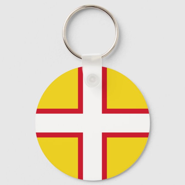 Flag of Dorset Key Ring (Front)