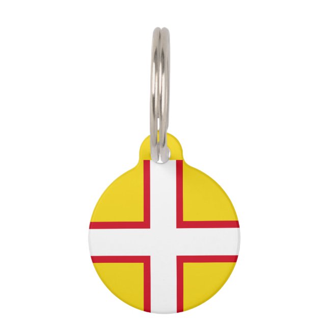 Flag of Dorset Pet Tag (Back)