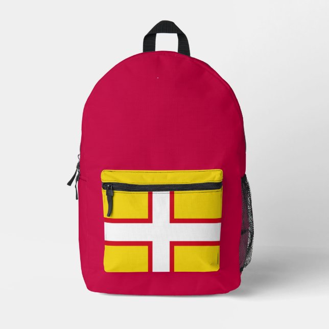 Flag of Dorset  Printed Backpack (Front)