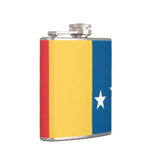 Flag of Durham, North Carolina Hip Flask