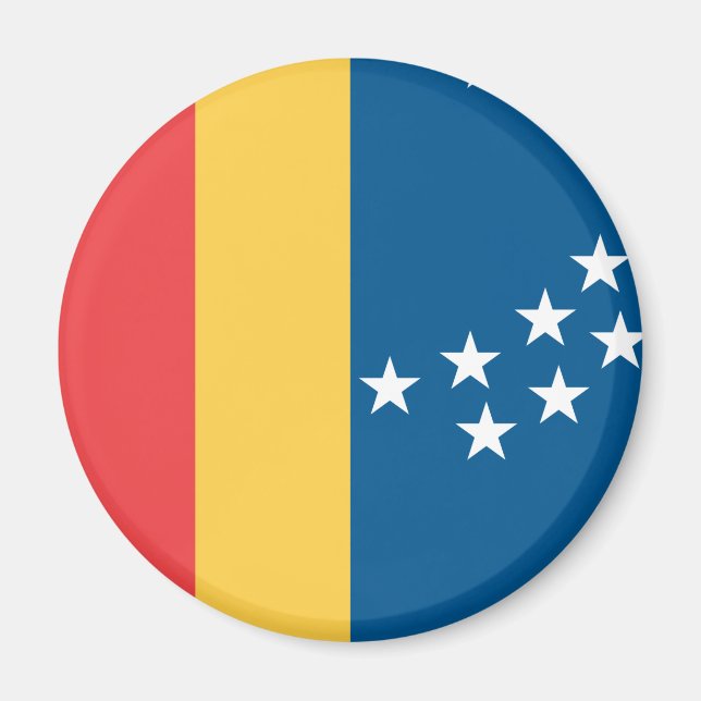 Flag of Durham, North Carolina Magnet (Front)