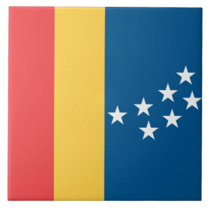 Flag of Durham (North Carolina, USA) Ceramic Tile